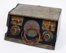 A steel cased ''Diverphone Mk VI' by C E Heinke & Co Ltd, London:, for two divers, number '220',