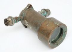 A heavy duty submersible lamp by Niphan:, with in line connection, 21cm high.