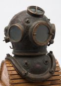 A 6-bolt diving helmet by Siebe Gorman & Co,London:, numbered '15383' to corselet,