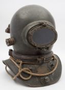 A 3-Bolt lightweight utility diving helmet by Siebe Gorman & Co, London:,