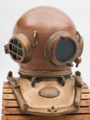 A 12 bolt square corselet diving helmet by C E Heinke & Co Ltd, London,