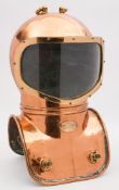 A shallow water diving helmet by Morse Diving Equipment Company Inc, Boston, USA:, number '6308',