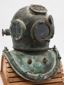 A 12-bolt commercial diving helmet by Craftsweld, New York:, number '1694',