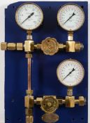 A two diver control panel by C E Heinke & Co Ltd, London:,