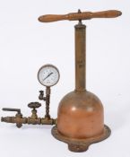 A shallow water diving pump:,