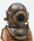 A 6-bolt Admiralty pattern diving helmet by Siebe Gorman & Co, London:, number '7510' (matching),