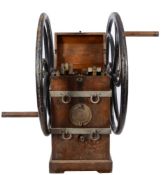 A Norwegian triple cylinder single acting diver's pump by Schionning & Arve, Kobenhavn:,
