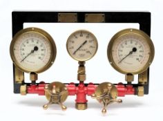 A two diver control panel by Siebe Gorman & Co Ltd, London:,