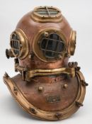 A 12-bolt/4-bolt diving helmet by A Schrader's Son Inc, New York:, number '516',