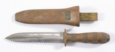 A Swedish diver's knife by Eric Andersson:,