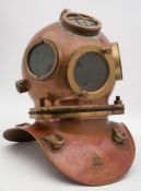 A German 3-bolt diving helmet by Drager/Haganuk:,
