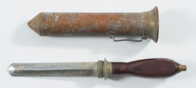 A reproduction Greek or Turkish style diver's knife:, unsigned,