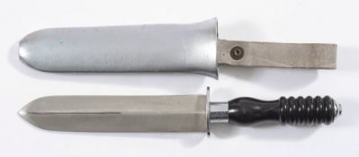 A non-magnetic diver's knife by Siebe Gorman & Co, London:,