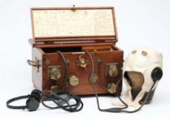 An Admiralty pattern 'Two-Diver Intercommunication telephone apparatus' by Siebe Gorman & Co Ltd ,