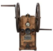 An early 20th century single cylinder double acting diver's pump by Siebe Gorman & Co,London:,