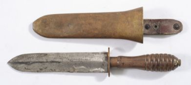 A 20th century diver's knife by Siebe Gorman & Co, London,