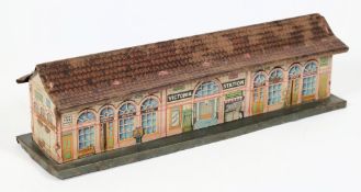 Bing, Victorian Station: with lithographed detail 37cm. long.