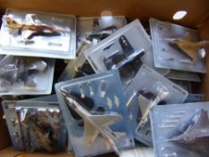 Italeri, a collection of assorted diecast aircraft: mostly jets, contained in blister packs.