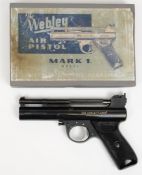 A Webly MK1 post war air pistol:, .