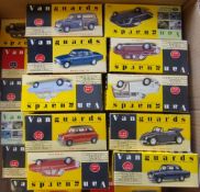 Vanguards 1/43rd scale diecasts: twenty four assorted diecast vehicles, mostly saloon cars,