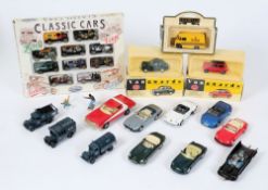 Corgi, LLedo and others, a collection of assorted diecast vehicles including 'Batmobile',