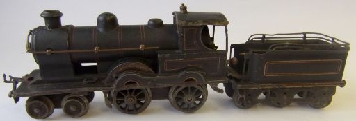 Bing, 4-4-0, locomotive, 'Precursor' : with six wheel tender in black livery,