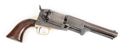A Colt Dragoon, third pattern single action 6 shot percussion revolver, circa 1850,