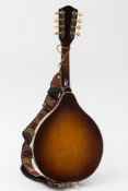 A Harmony Montrey eight-string mandolin: contained in fitted carrying case.