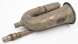 An early 20th century car horn by Rolls Royce:, .makers plaque to bell as per title, 28cm high.