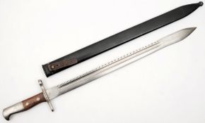 A Swiss Model 1914 Pioneer bayonet:,