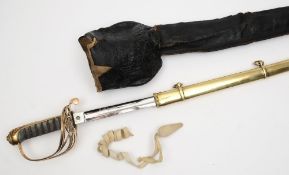 A Victorian Rifle Regiment dress sword by Wilkinson Sword, London:, number 21572,