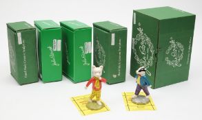 Rupert Bear- Five Beswick Rupert Bear figures:, 'Rupert Bear & Algy Pig Go-Carting' (928/2500),