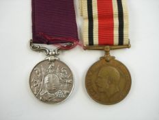 A Victorian Army Long Service and Good Conduct medal,