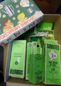 Subbuteo: a collection of teams including Leeds, West Brom, Manchester City, Brazil, Q.P.R.
