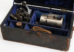 An early 20th century Blood pressure recorder by Hawksley, London:, in a fitted case.