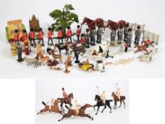 Heyde, four mounted colonial polo players and a mounted Guards Officer:,