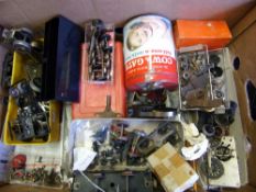 Hornby and others, a collection of assorted accessories: including clockwork motors,