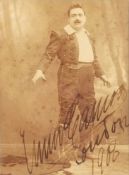 Enrico Caruso (1873-1927) A signed full length portrait photograph in costume dated 'London 1906':,