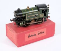 A Hornby No 1 Special clockwork 0-4-0 tank locomotive,