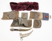 Three sections of a Middle Eastern crossbelt,