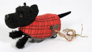 Schuco clockwork black terrier: 15cm.