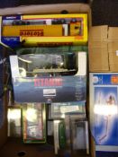 Corgi and others, a collection of assorted tanks and diecast vehicles, including Titanic:,