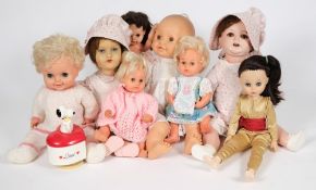 A Heubach Kopplesdorf bisque head doll: impressed Heubach Kopplesdorf 342.4 1/2.