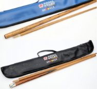 A signed snooker cue in case and another cue in a signed case from the Royal Welsh Tournament:,