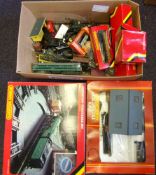 A collection of 00/H0 Hornby train items locos,
