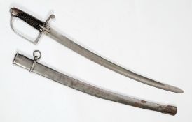 A 1788 pattern sabre: with 83cm.