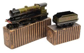 A Bowman model 234, 4-4-0 live steam locomotive No 4472 : with model 250 six wheel tender,