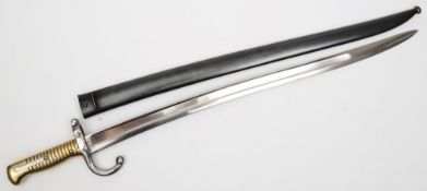 A French St Etienne Chassepot bayonet:,