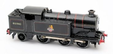 Hornby Dublo, a 0-6-2 locomotive No 69550 in BR black livery: unboxed.