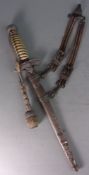 A Third Reich period Luftwaffe dagger: with 25cm.